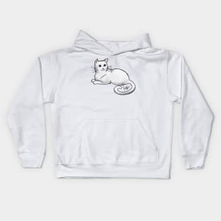 Cat - American Shorthair - White Kids Hoodie